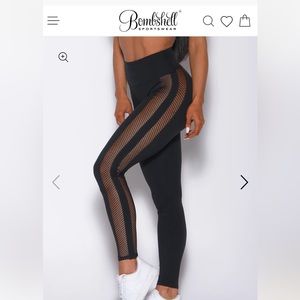 Bombshell Sportswear Mohawk leggings black size large